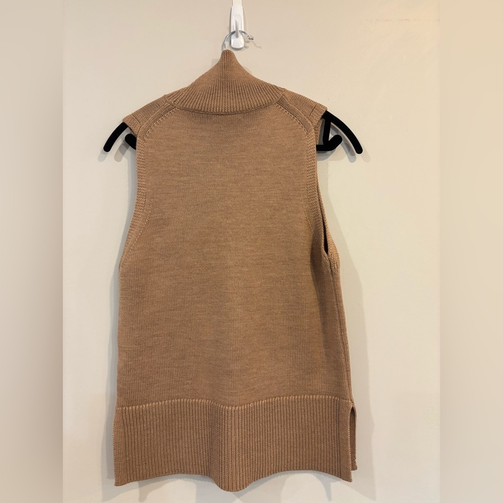 NWT Aritzia Babaton Successor Merino Wool Sleeveless Turtleneck 2XS oversized - Picture 5 of 6